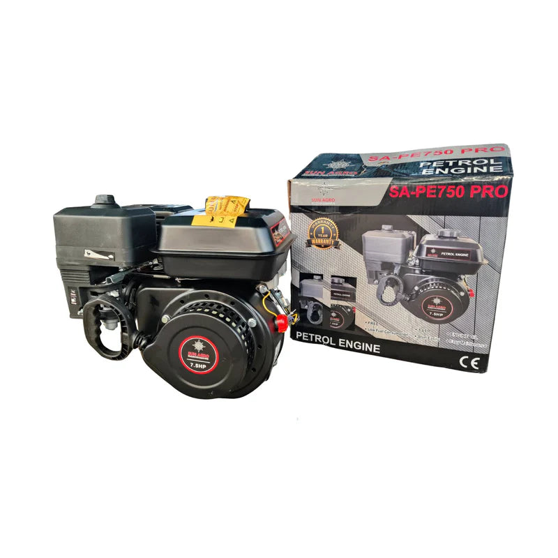 7.5 HP Petrol Engine | SA-PE750 PRO Key Type Shaft For Agriculture