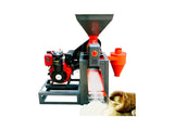 6N70 Mini Rice Mill With 13HP Diesel Engine With Manual And Self Start