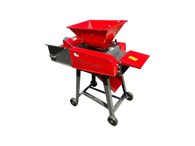 Chain-Type Chaff Cutter with SS Roller Conveyor Without Motor