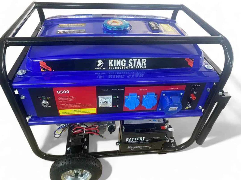Heavy Duty 7 KVA Recoil and Self Start Portable Petrol Generator With Inverter · Petrol